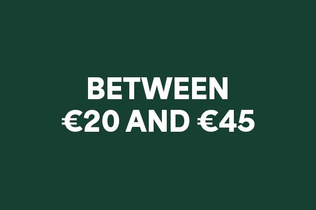 between €20 et €45
